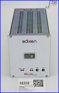 18358 Adixen Turbomolecular Pump Controller Act 100