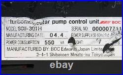32272 Edwards Turbo Molecular Pump Control Unit Scu-301h