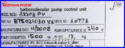 3432 Seiko Seiki Turbomolecular Pump Ctrl Unit Scu-a2203c Scu-a2203pv