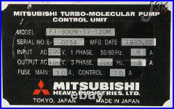 8630 Mitsubishi Turbo-molecular Pump Control Unit Ft-300w-t7-120m
