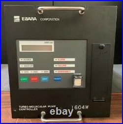 AS IS UNTESTED Ebara 1604W Turbo-Molecular Vacuum Pump Controller P/NAET16-4409