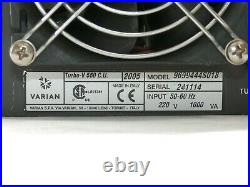 Agilent Varian Turbo-V 550 Turbomolecular Vacuum Pump Controller 9699444S018