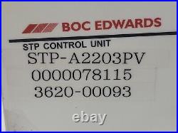 As-Is EDWARDS TURBO MOLECULAR PUMP CONTROL UNIT SCU-A2203PV