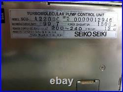 As-Is SEIKO SEIKI STP-A2203C Turbo Molecular Pump Control Unit