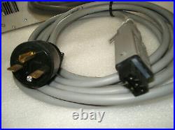 BOC EDWARDS SCU-1500 Turbomolecular Pump Control Unit with Power Cable + 2 Cables