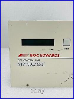 BOC Edwards SCU-301/451 Turbo molecular Pump Control Unit With Power Cord / USED