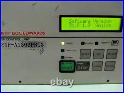 BOC Edwards STP-A1303PRT3 PT367070 Turbomolecular Pump Control Unit Tested