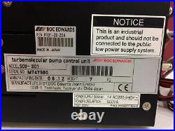 BOC Edwards STP Control Unit STP-301 SCU-301 Turbomolecular Pump Controller