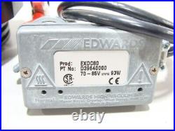 BOC Edwards Turbomolecular Turbo Vacuum Pump EXT255H, EXDC160 Controller, Screen