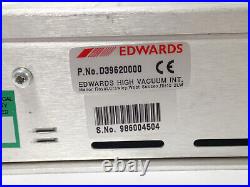 EDWARDS HIGH VACUUM INT P. No. D39620000 TURBOMOLECULAR PUMP CONTROLLER + CABLE