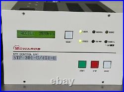EDWARDS TMP TURBO MOLECULAR PUMP STP-301-U + SCU-301-U Controller With Cables