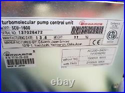 EDWARDS TURBO MOLECULAR PUMP STP-XA4503CV + SCU-1600 CONTROLLER + Cable