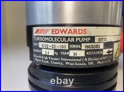 EXT 70 Edwards B72203000 Turbomolecular Pump, for repair or parts
