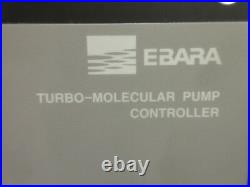 Ebara 305W Turbomolecular Pump Controller Turbo Used Working