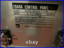 Ebara ET 600W turbo pump controller