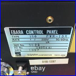 Ebara ET150A Turbo-Molecular Pump Controller, 150 PWM-15, 0190-13387, 129312