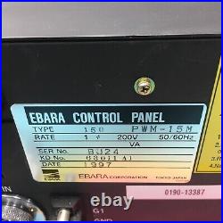 Ebara ET150A Turbo-Molecular Pump Controller, 150 PWM-15, 0190-13387, 129313