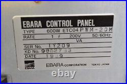 Ebara ET600W Turbo-Molecular Pump Controller 600W