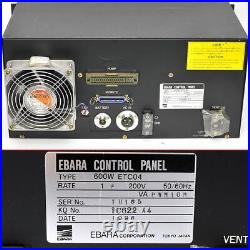 Ebara ET600W Turbo-Molecular Pump Controller 600W ETC04 Turbopump Control
