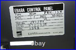 Ebara ET801H Turbo Molecular Vacuum Pump with 803H controller