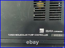 Ebara Turbo Molecular Pump Controller 803h