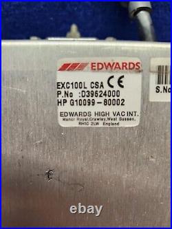 Edwards EXC-100L Turbo Molecular Pump Controller D39624000