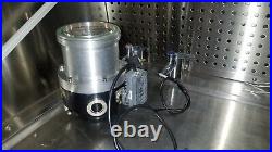 Edwards EXT 255H Turbo Molecular High Vacuum Pump, EXDC160, 24V Controller +vent