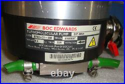 Edwards EXT255H CODE B753-01-000 Turbomolecular Vacuum Pump with EXDC160 Controlle