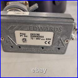 Edwards EXT255H ISO K-100 Turbomolecular Vacuum Pump with EXDC80 Controller