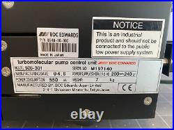 Edwards SCU-301 BOC Turbomolecular Pump Control Unit PN B748-10-00
