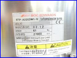 Edwards STP-A2203W1-U Turbomolecular Pump Turbo Seiko Seiki OEM Refurbished