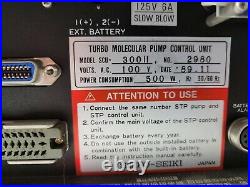 Edwards/Seiko Seiki SCU-300H Turbomolecular Pump Control Unit STP Vacuum 110V