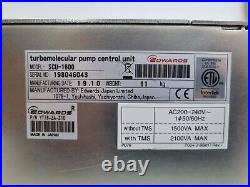 Edwards Turbomolecular Pump Control Unit Scu-1600