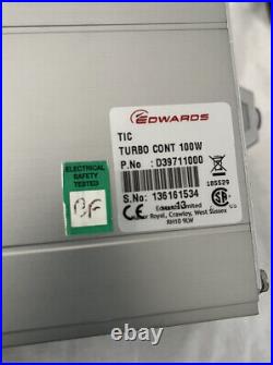 Edwards Turbomolecular Pump EXT 75DX ISO 100 with Controller D39711000 Turbo