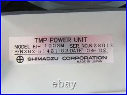 Ei-1003m / Turbo Molecular Pump Controller / Shimadzu