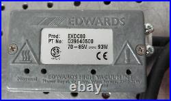 G175722 Edwards High Vacuum EXDC80 P/N D93640500 Turbomolecular Pump Control