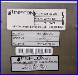 Inficon NT 12 controller for Turbovac 35 LS pump for Inficon UL 200 US SELLER