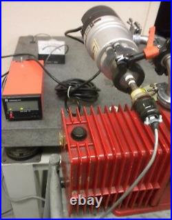 Leybold Heraeus TURBOVAC TMP50 High Vacuum Turbomolecular Pump w NT50 Controller