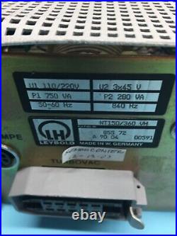 Leybold NT150/360 VH Turbtronik Turbo-Molecular Pump Controller, 129310
