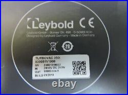 Leybold TURBOVAC 350i Turbomolecular Vacuum Pump 830051V1000 Controller & Cable