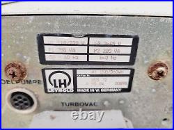 Leybold Turbotronik NT 150/360 VH Turbomolecular Pump Controller Lab