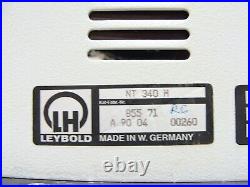 Leybold Turbotronik NT340M Turbo Pump Molecular Controller NT 340 M