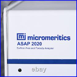 Micromeritics Asap 2020 Surface Area & Porosity Analyzer Edwards Ext 75dx Pump