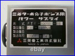 Mitsubishi FTI-1001D-D3 Turbomolecular Pump Controller Turbo TEL Trias Working