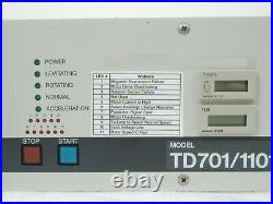 Osaka Vacuum TD701/1101 Turbomolecular Pump Controller Turbo Tested Working