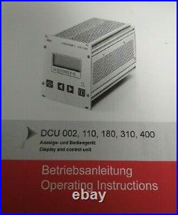 PFEIFFER VACUUM DCU 400 Turbo-Molecular Pump Display And Control Unit