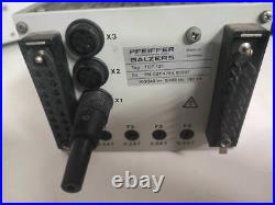 Pfeiffer Balzers TCP 121 Turbo Molecular Pump Controller 100/240V 50/60 Hz 150VA