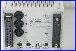 Pfeiffer Balzers TCP121 Turbomolecular Pump Controller(C5451-R40)