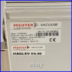 Pfeiffer TCM 1601 Maglev Turbo Molecular Pump Controller PM C01 677 -A