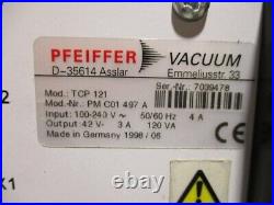 Pfeiffer TCP 121 Turbomolecular Pump Controller Operation confirmed from Japan